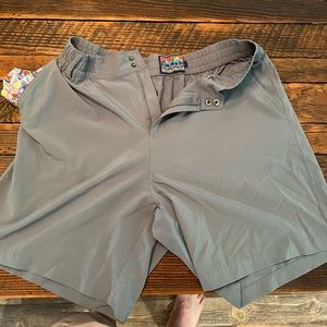 Burlebo brand Slate Blue/Gray L shorts